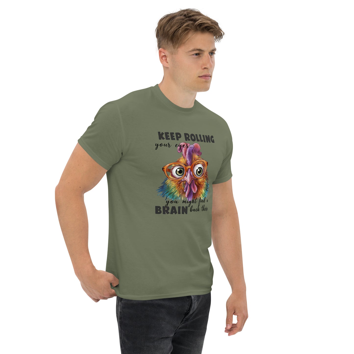 "Keep rolling your eyes' funny t-shirt